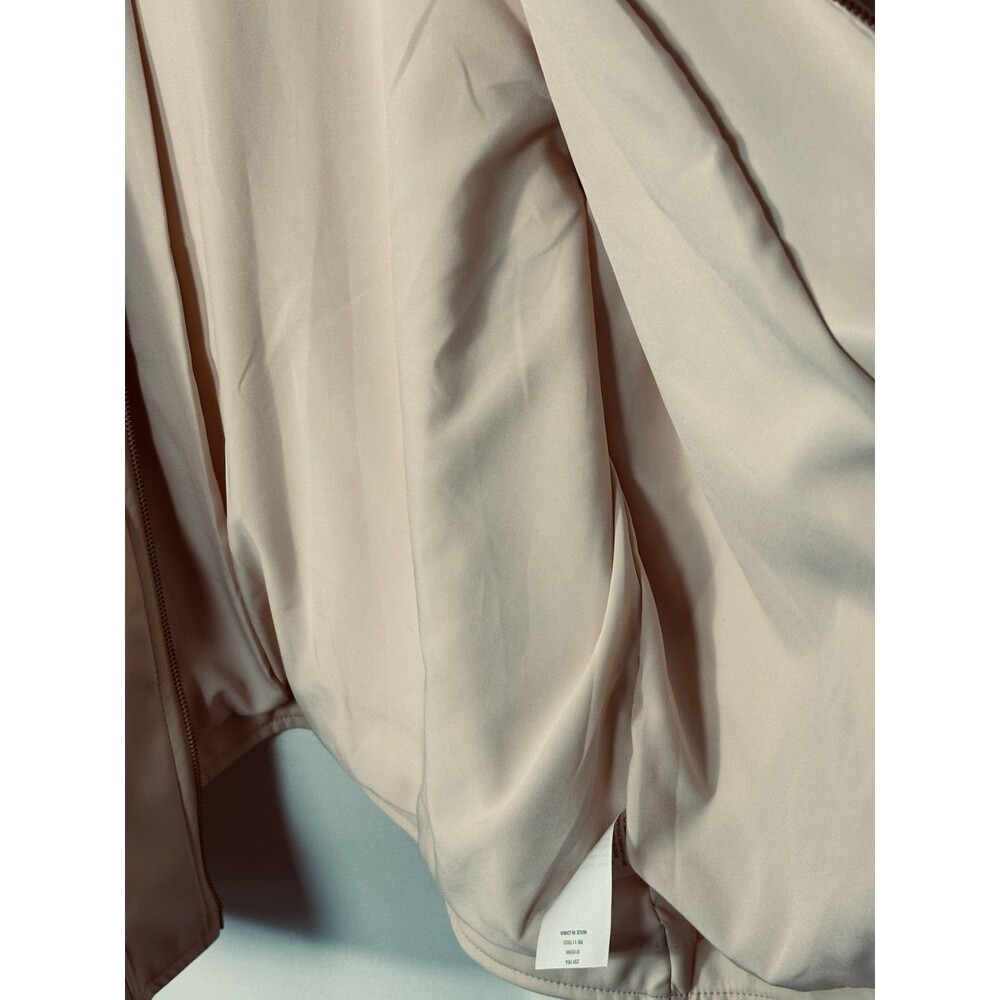 NWOT Motto Faux Leather Jacket Cream Color Size 2X - Picture 7 of 8
